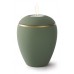 Croma Ceramic Candle Holder Keepsake Urn –  OLIVE GREEN
